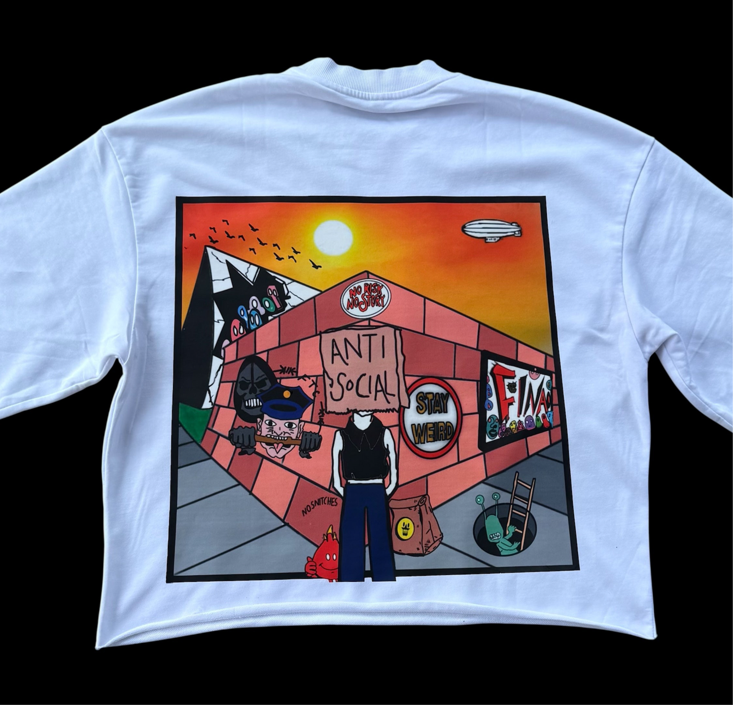 BTW “BEHIND THE WALL” BOX TEE