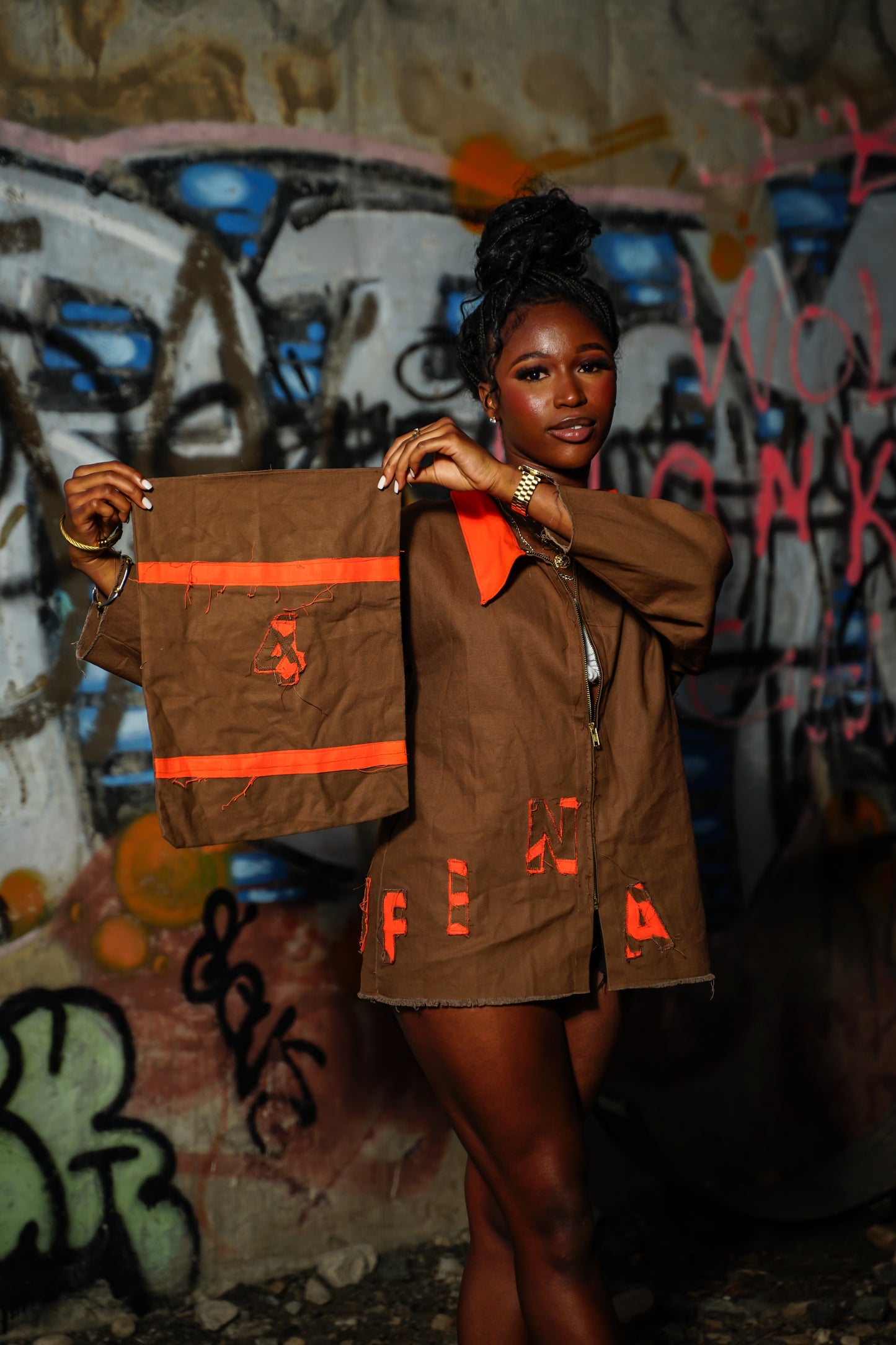 FINAO BROWN & ORANGE