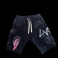 BTW GLOW IN DARK " BROWN GIZMO" SHORTS