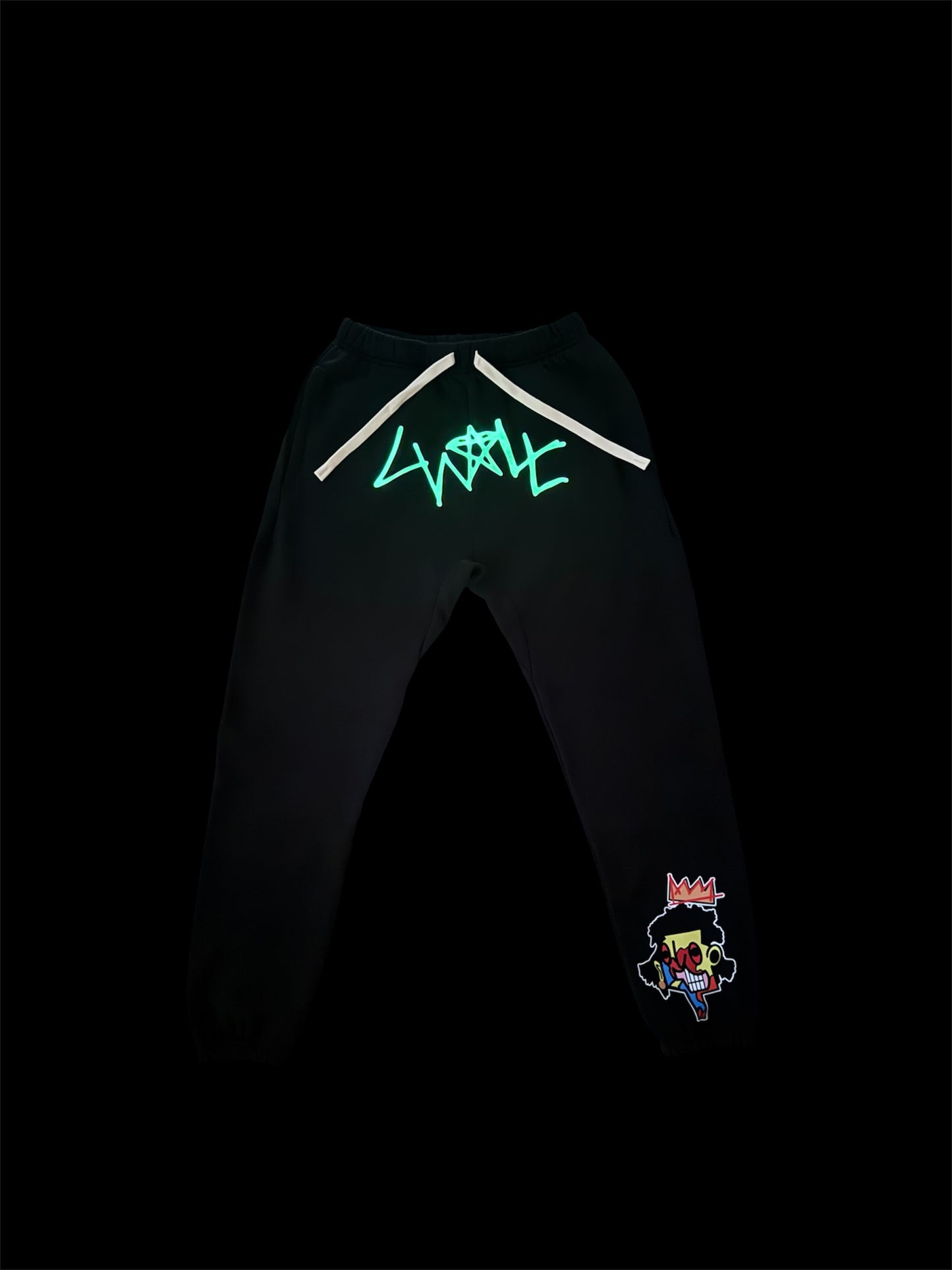 BTW GLOW IN DARK "BASQUIAT INSPO"