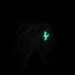 BTW GLOW IN DARK "BASQUIAT INSPO" SHORTS